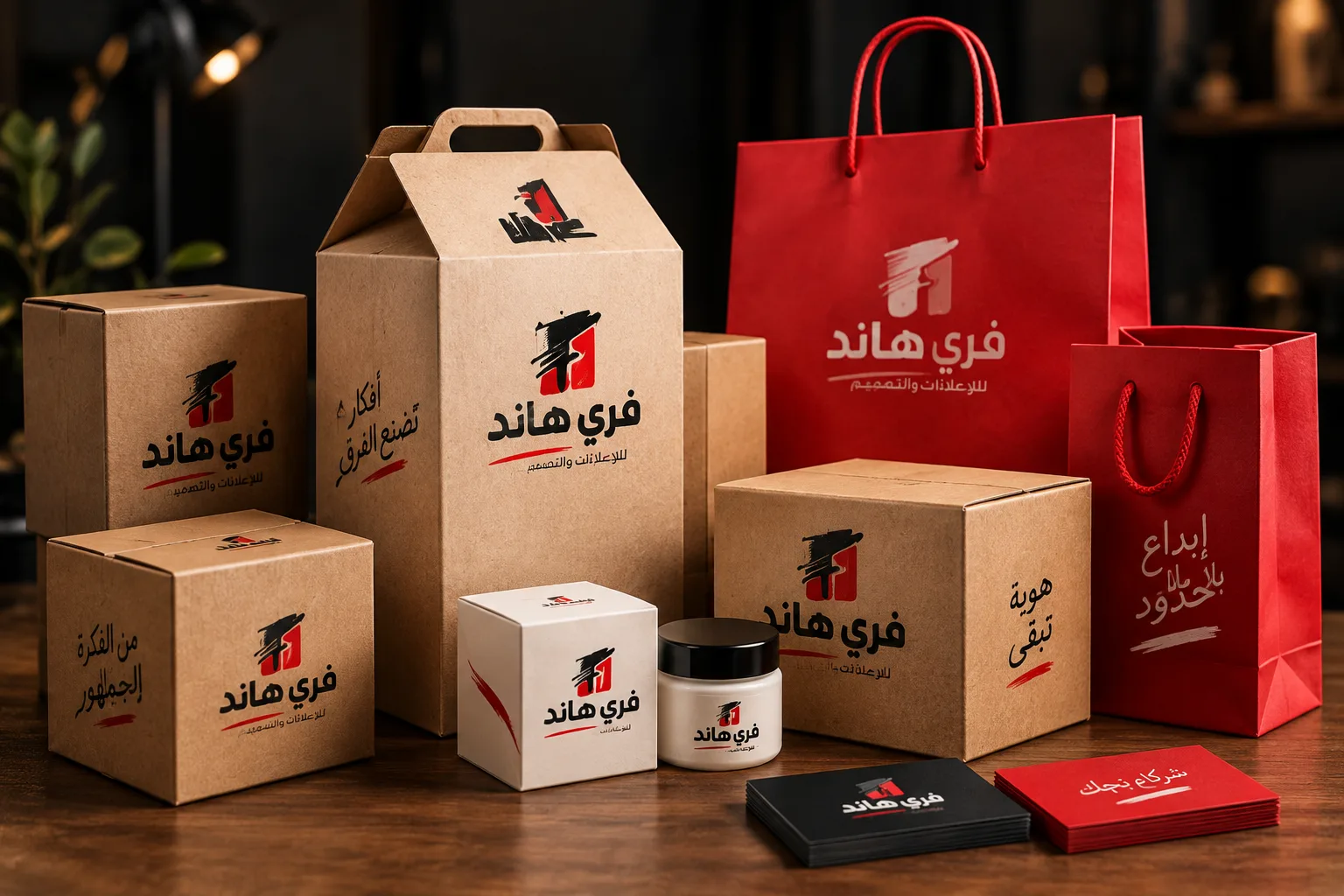 التغليف وعلب المنتجات