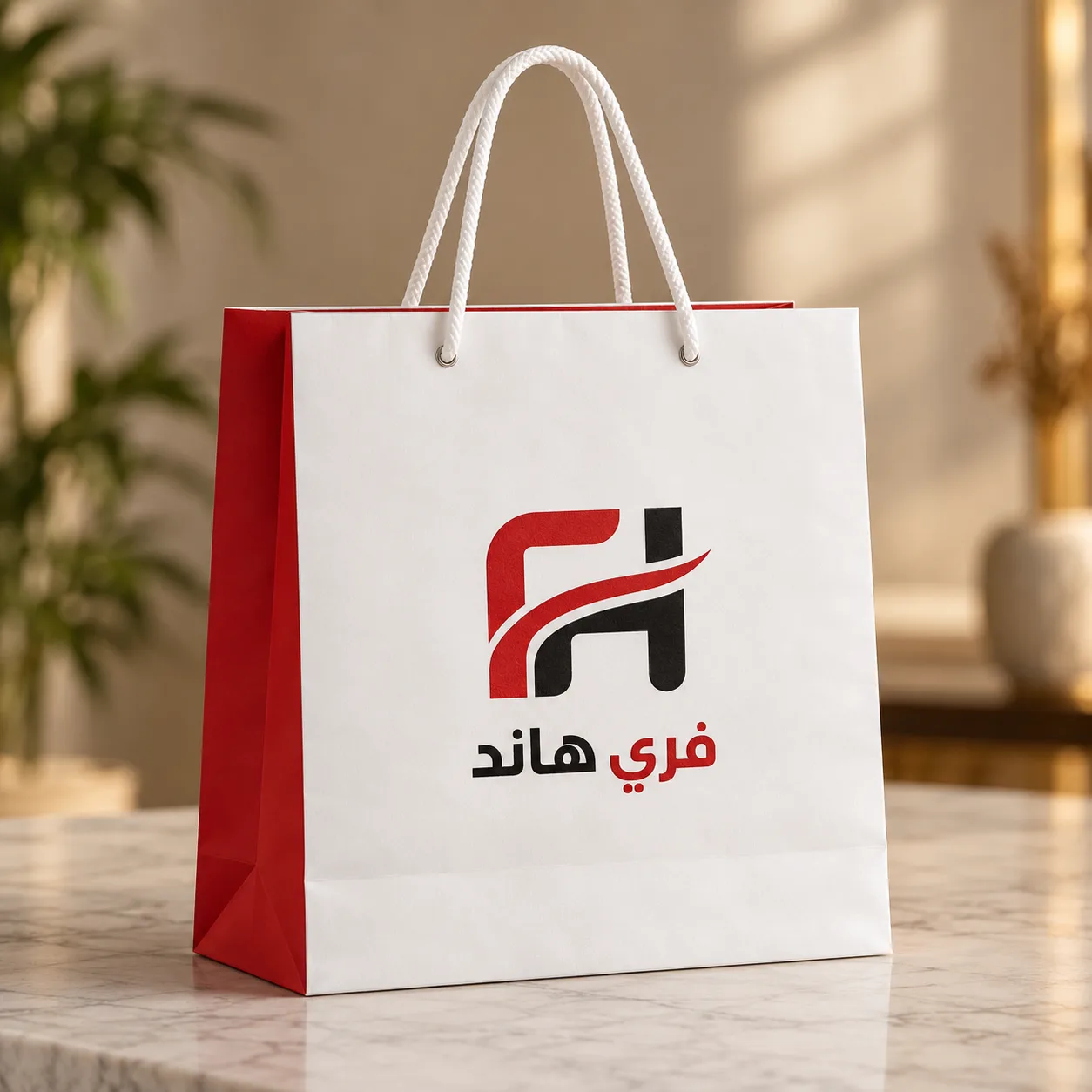 حقيبة ورقية فري هاند